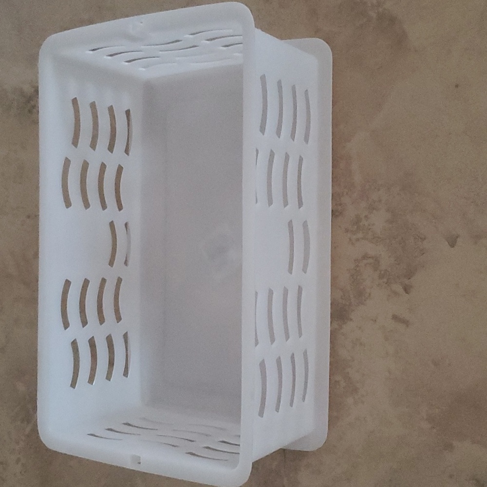 **SALE**White Plastic Storage Bin